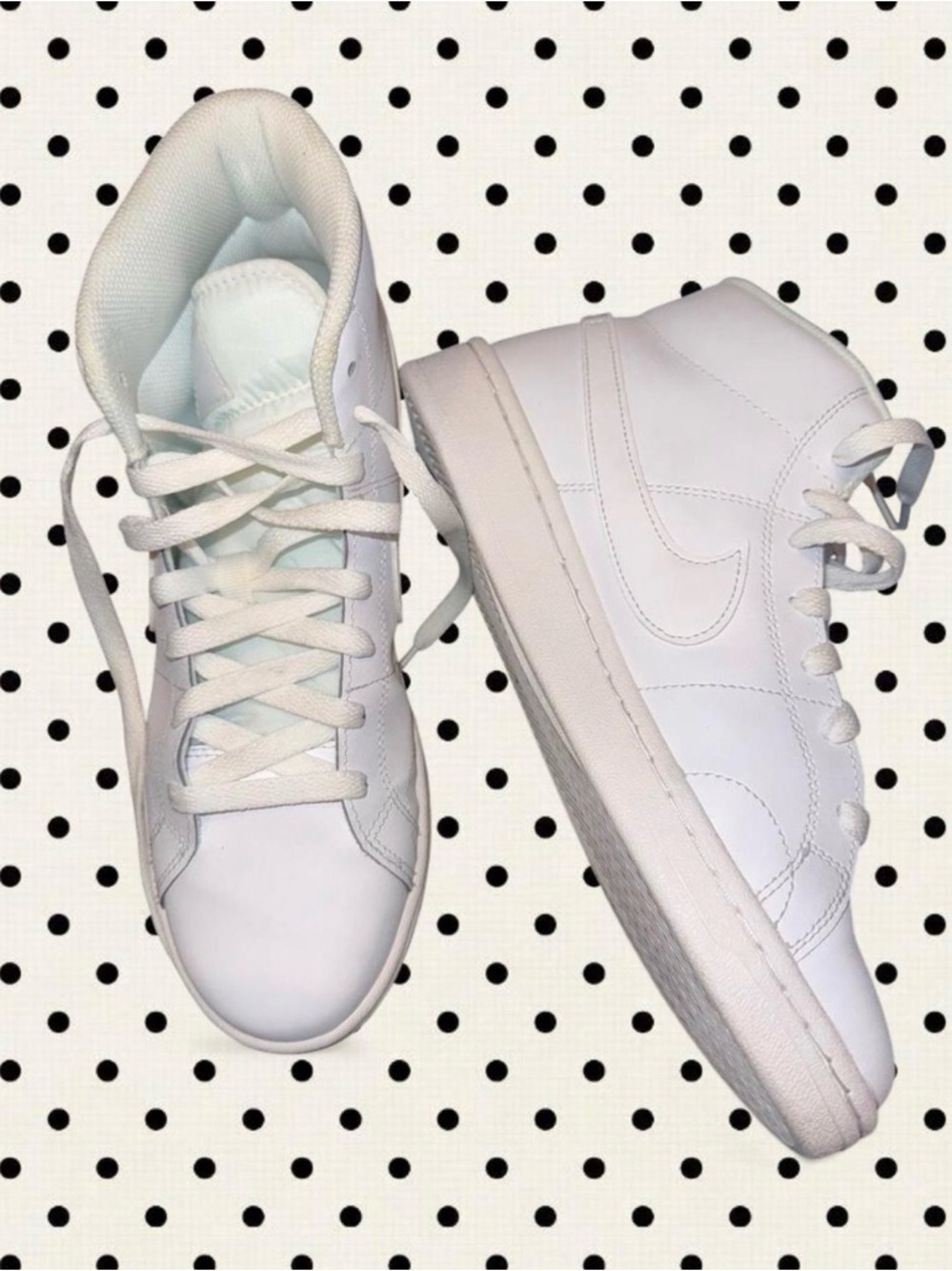 Nike Classic White High-Top Blazers Sneakers for Women